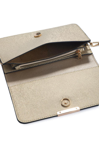 Gold Wallet with Flap 020