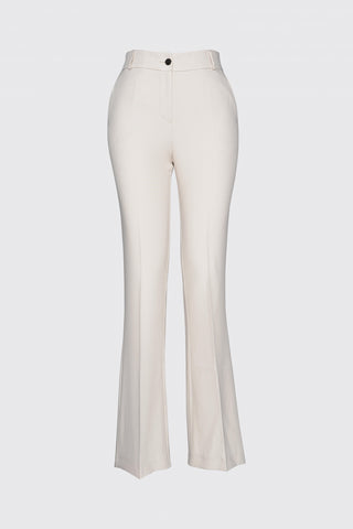 Wide Leg Fabric Stone Trousers 0213