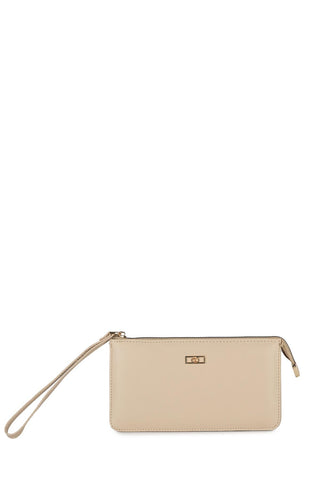 Bracelet Detailed Dark Beige Wallet 021