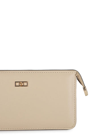 Bracelet Detailed Dark Beige Wallet 021