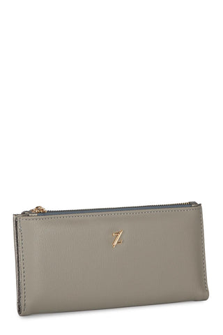 Compartmented Dark Grey Wallet 027