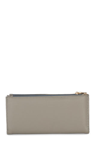 Compartmented Dark Grey Wallet 027