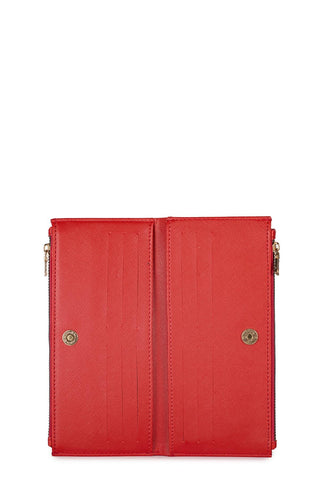 Compartmented Red Wallet 027
