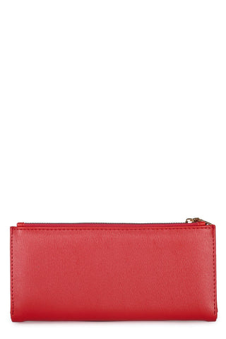 Compartmented Red Wallet 027