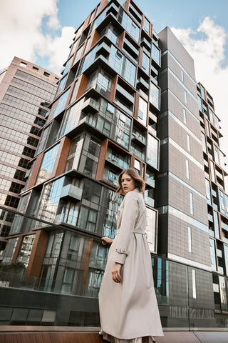 Kruvaze Yaka Kol Detaylı Deri