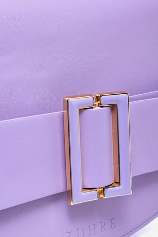Accessory Detailed Handbag Lilac 0005