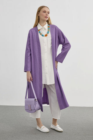 Accessory Detailed Handbag Lilac 0005