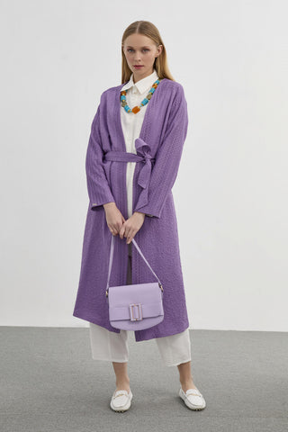 Accessory Detailed Handbag Lilac 0005