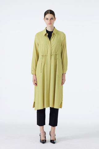 Gömlek Yaka Cep Detaylı Uzun Giy Çık