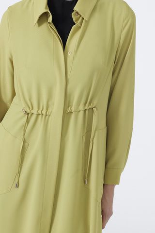 Gömlek Yaka Cep Detaylı Uzun Giy Çık