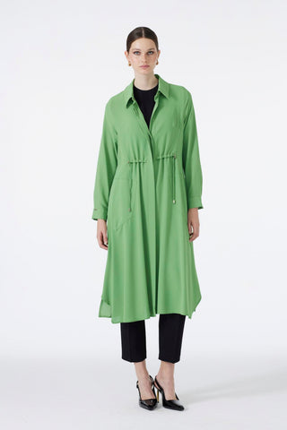 Gömlek Yaka Cep Detaylı Uzun Giy Çık