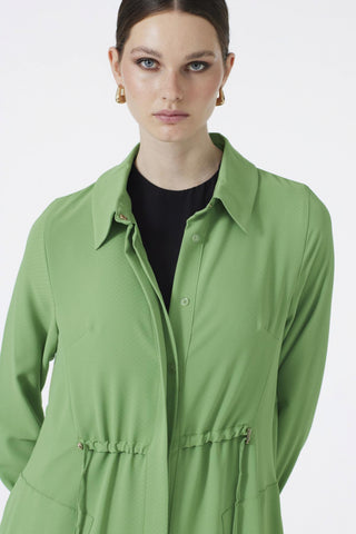 Gömlek Yaka Cep Detaylı Uzun Giy Çık