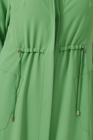 Shirt Collar Pocket Detail Long Ready-to-Wear Green Ready-to-Wear 0062