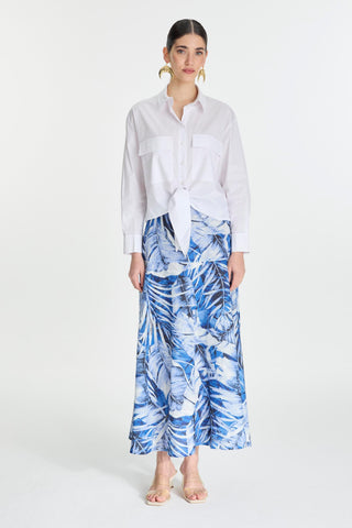 Pocket Detail Shirt White Blouse/Shirt 0083