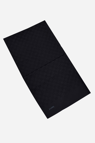 Monogram Desenli Seher Siyah Şal 0106