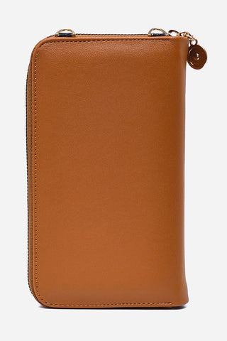 Zincir Askılı Camel Cüzdan 011