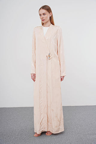 13513 Javanes 44-50 Beige Overcoat 13515
