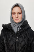 Balaclava Knit Hood Grey Hat 0004