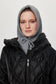 Balaclava Triko Başlık Gri Şapka 0004