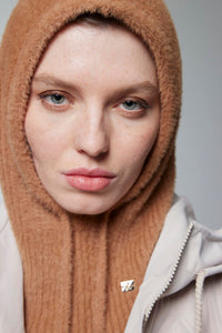Balaklava Triko Başlık Camel Şapka 0005