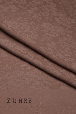 Çiçek Desenli Floş Şal