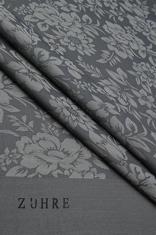 Çiçek Desenli Floş Şal