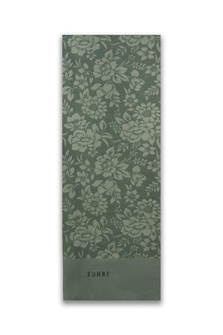 Çiçek Desenli Floş Şal