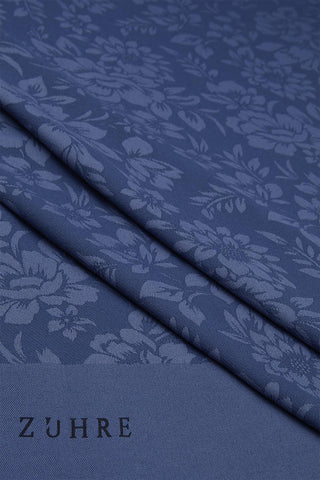 Çiçek Desenli Floş Şal