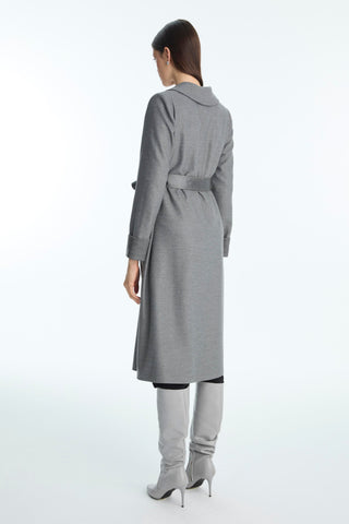 Accessory Detailed Belted Ready-to-Wear Grey Ready-to-Wear 0030