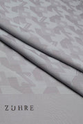 Geometrik Desenli Gri Şal 0034