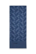 Geometrik Desenli Indigo Şal 0034