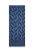 Geometrik Desenli Indigo Şal 0034