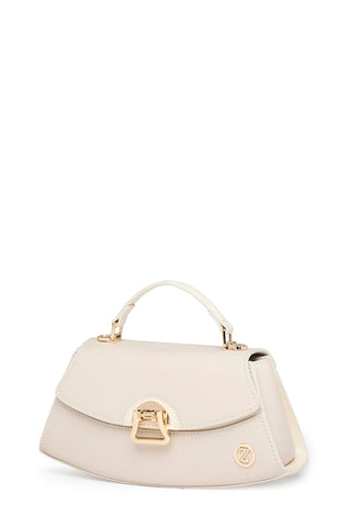 Cream Bag with Lock Detail 0037