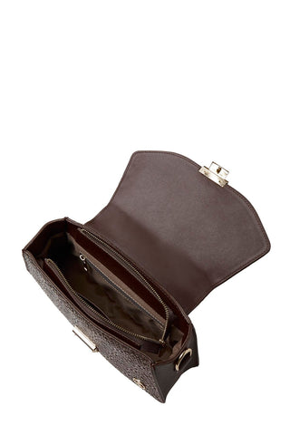 Embossed Knit Detail Coffee Bag 0042