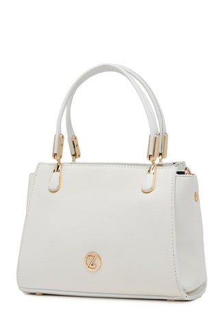 Dokulu Fermuar Kapamalı El Ve Omuz