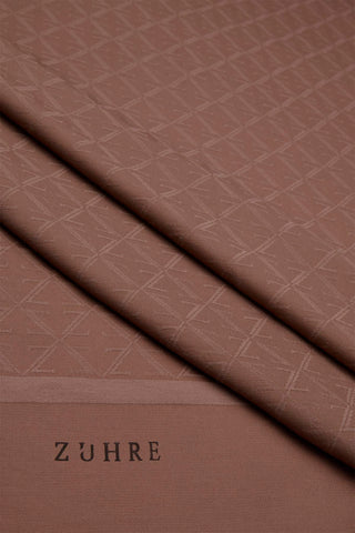 Monogram Patterned 0053 Mocha Scarf 0052
