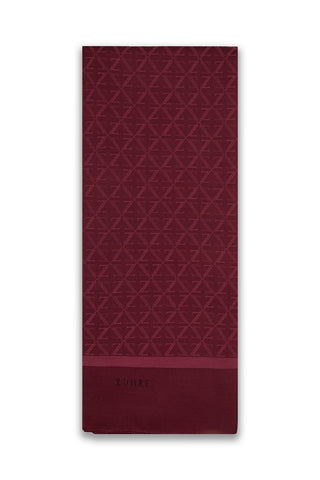 Monogram Desenli  0053 Bordo Şal 0053