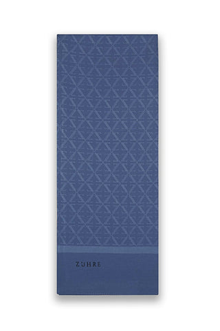 Monogram Desenli  0053 Indigo Şal 0053