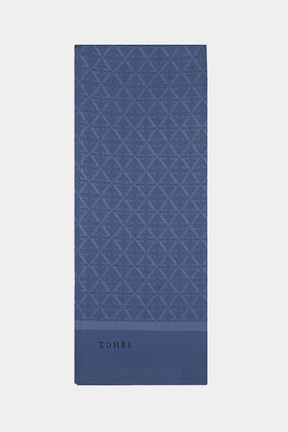 Monogram Desenli  0053 Indigo Şal 0053