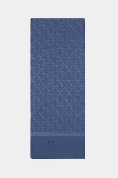 Monogram Desenli  0053 Indigo Şal 0053
