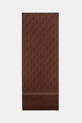Monogram Desenli  0053 Kahve Şal 0053