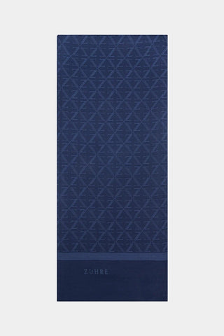 Monogram Desenli  0053 Lacivert Şal 0053