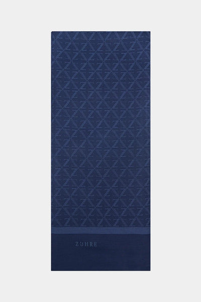 Monogram Desenli  0053 Lacivert Şal 0053
