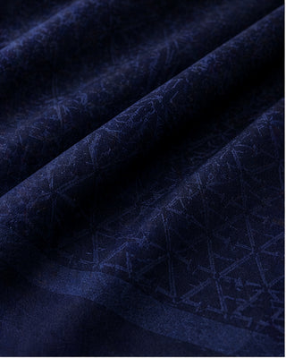 Monogram Desenli  0053 Lacivert Şal 0053