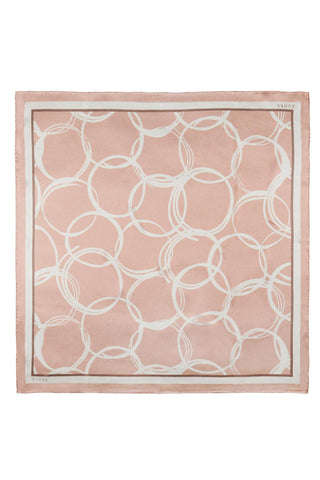 Halka Desenli Twill Ipek