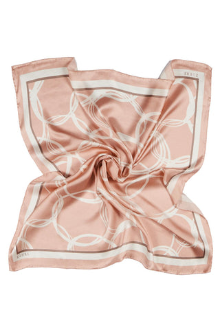 Halka Desenli Twill Ipek