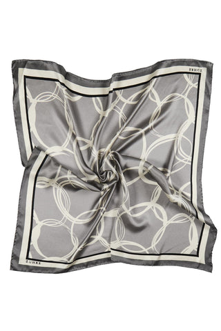 Halka Desenli Twill Ipek