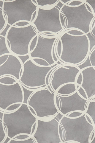 Halka Desenli Twill Ipek