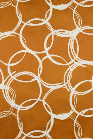 Halka Desenli Twill Ipek