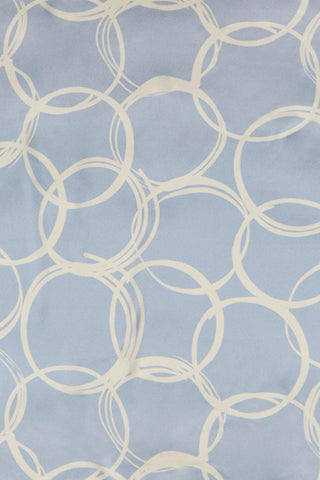 Halka Desenli Twill Ipek V8 Eşarp 0091